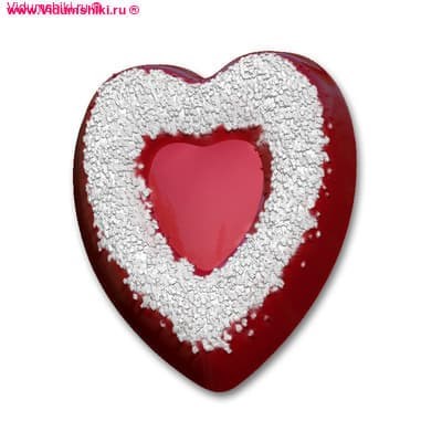 Пластиковая форма "Сахарное сердце" - фото 249460310