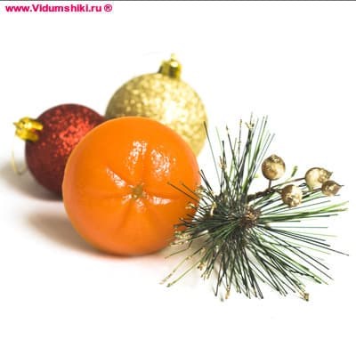 Пластиковая форма "Новогодний мандарин" - фото 249460738