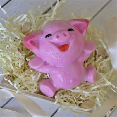 Пластиковая форма "Веселая свинка" - фото 249460865