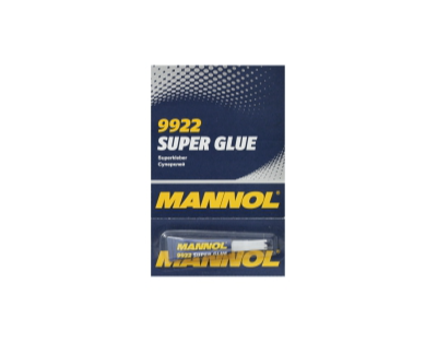 Mannol, Super Glue, универсальный быстрый клей  3 g. - фото 251370262
