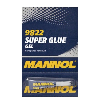 9822 Mannol, Супер гелевый клей,3 g - фото 251370263