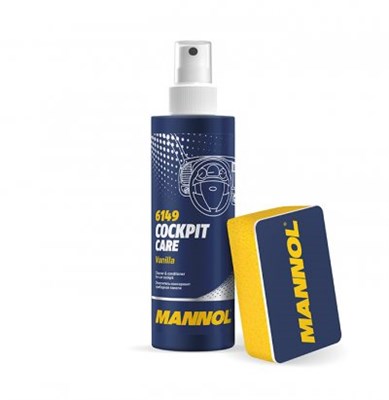 6149 Mannol, Cockpit-Care Vanilla, Молочко Полироль очиститель панели Ваниль, 250ml  3330253-6149 - фото 251375574