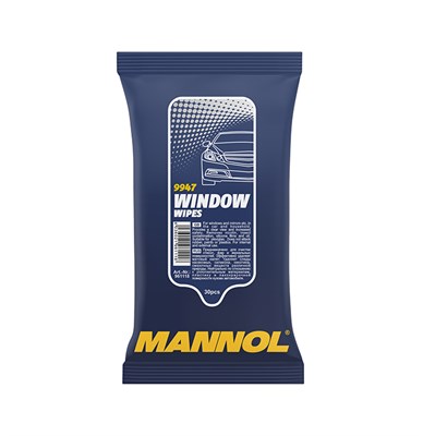 9947 Mannol, Window Wipes (961118), Салфетки для стекол, 1уп/30шт - фото 251375578