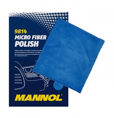 9814 Mannol, Micro Fiber Polish, Полировальная салфетка 330х360 1 шт 3330260-9814 - фото 251375580