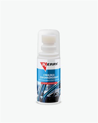 KR-180 Kerry, Смазка силиконовая для резиновых уплотнителей (Флакон с апликатором), 100 ml - фото 251410158