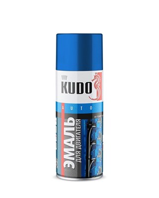 KU-5134 Kudo,Эмаль для двигателя (красная), 520 ml 3345770 - фото 251449243