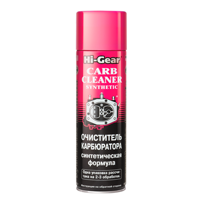 HG3121 Hi-Gear, Очиститель карбюратора (синтетическая формула, аэрозоль) Hi-Gear CARB CLEANER SYNTHETIC, 510 gr - фото 251529491