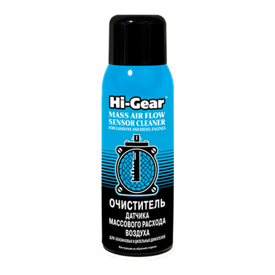 HG3260 Hi-Gear, Очиститель датчика массового расхода воздуха Hi-Gear MASS AIR FLOW SENSOR CLEANER, 284 gr 3361819 - фото 251529495