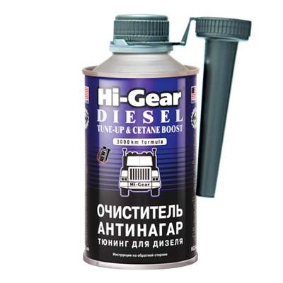 HG3436 Hi-Gear, Очиститель-антинагар и тюнинг для дизеля (на 70-90 л) Hi-Gear DIESEL TUNE-UP & CETANE BOOST, 325 ml - фото 251529544