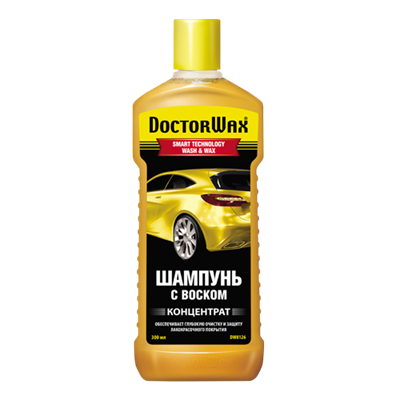DW8126 Doctor Wax, Шампунь с воском (концентрат) DoctorWax SMART WASH & WAX, 300 ml - фото 251559156