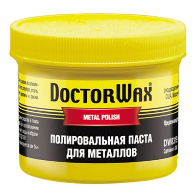 DW8319 Doctor Wax, Паста для металлов DoctorWax METAL POLISH, 150 ml - фото 251559249