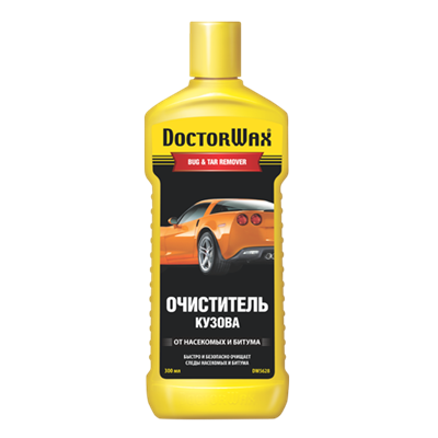 DW5628 Doctor Wax, Очиститель кузова от следов насекомых и гудрона DoctorWax BUG & TAR REMOVER, 300 ml 3368012 - фото 251559263