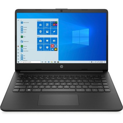 Ноутбук 14" IPS FHD HP 14s-dq2008ur black (Pen 7505/4Gb/256Gb SSD/noDVD/VGA int/W10) (2X1P4EA) - фото 252899212