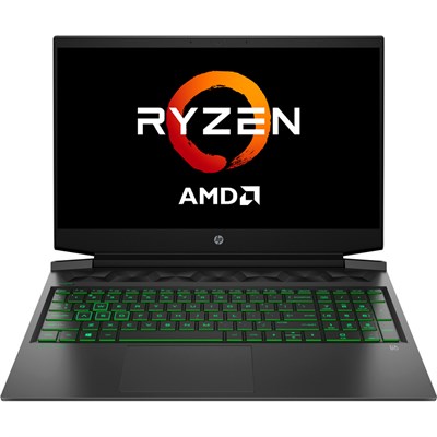 Ноутбук 15.6" FHD HP Pavilion Gaming 15-ec1059ur black (AMD Ryzen 5 4600H/8Gb/512Gb SSD/1650 4Gb/W10) (22Q22EA) 22Q22EA - фото 252977413