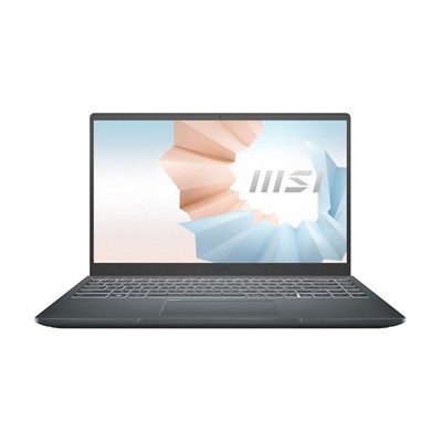 Ноутбук 14" FHD MSI Modern B11MO-063RU grey (Core i5 1135G7/8Gb/512Gb SSD/Iris® Xe/W10) (9S7-14D314-063) - фото 253108150