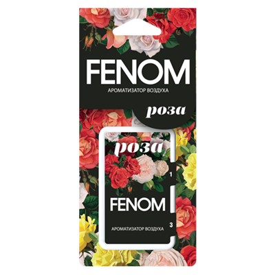 FN539 Fenom, Ароматизатор воздуха подвесной, Роза FENOM - фото 253349010