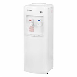 Кулер для воды SONNEN FSE-02W, напольный, НАГРЕВ/ОХЛАЖДЕНИЕ ЭЛЕКТРОННОЕ, 2 крана, белый, 456172 456172 - фото 319703822