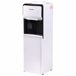 Кулер для воды SONNEN FSC-02S, напольный, НАГРЕВ/ОХЛАЖДЕНИЕ КОМПРЕССОРНОЕ, 2 крана, белый, 455415 455415 - фото 319704015