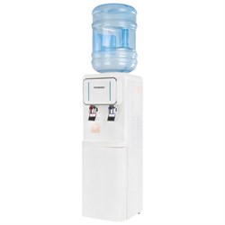 Кулер для воды SONNEN FSE-02Wc, напольный, НАГРЕВ/ОХЛАЖДЕНИЕ ЭЛЕКТРОННОЕ, шкаф, 2 крана, белый, 456167 456167 - фото 319704122