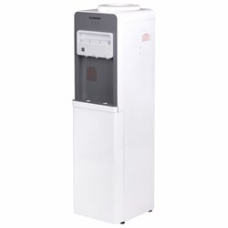 Кулер для воды SONNEN FSC-03BA, напольный, НАГРЕВ/ОХЛАЖДЕНИЕ КОМПРЕССОРНОЕ, 3 крана,серый, 455417 455417 - фото 319704140