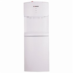 Кулер водораздатчик БЕЗ НАГРЕВА И ОХЛАЖДЕНИЯ, SONNEN FS-02N, напольный, 2 крана, белый, 454995 454995 - фото 319704401