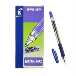 Ручка шариковая Pilot BPS-GP, резиновый упор, 1.0мм, масляная основа, стержень синий. В НАЛИЧИИ. - фото 64126012