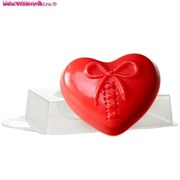 Пластиковая форма "Сердце на шнурке"