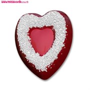 Пластиковая форма "Сахарное сердце"