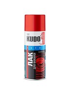 KU-9021 Kudo, Лак для тонировки фар черный, 520 ml