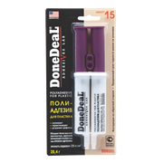 DD6580 DoneDeal, 15-минутный полиадгезив для пластика (цвет: бежевый) DoneDeal POLYADHESIVE FOR PLASTIC, 28.4 gr