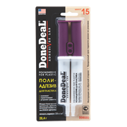 DD6580 DoneDeal, 15-минутный полиадгезив для пластика (цвет: бежевый) DoneDeal POLYADHESIVE FOR PLASTIC, 28.4 gr 3364955