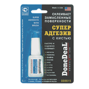 DD6615 DoneDeal, Суперадгезив с кистью DoneDeal SUPER ADHESHIVE WITH BRUSH, 5gr 3364964