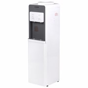 Кулер для воды SONNEN FSC-02BA, напольный, НАГРЕВ/ОХЛАЖДЕНИЕ КОМПРЕССОР, шкаф, 2 крана, серый, 455416 455416