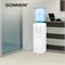 Кулер для воды SONNEN FSE-02W, напольный, НАГРЕВ/ОХЛАЖДЕНИЕ ЭЛЕКТРОННОЕ, 2 крана, белый, 456172 456172 - фото 319703839
