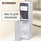 Кулер для воды SONNEN FSC-02BA, напольный, НАГРЕВ/ОХЛАЖДЕНИЕ КОМПРЕССОР, шкаф, 2 крана, серый, 455416 455416 - фото 319704051