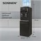 Кулер для воды SONNEN FSE-02WBc, напольный, НАГРЕВ/ОХЛАЖДЕНИЕ ЭЛЕКТРОННОЕ, шкаф, 2 крана, черный, 456168 456168 - фото 319704209