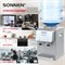 Кулер для воды SONNEN TSE-02GP, настольный, НАГРЕВ/ОХЛАЖДЕНИЕ ЭЛЕКТРОННОЕ, 2 крана, серебристый, 455745 455745 - фото 319704354